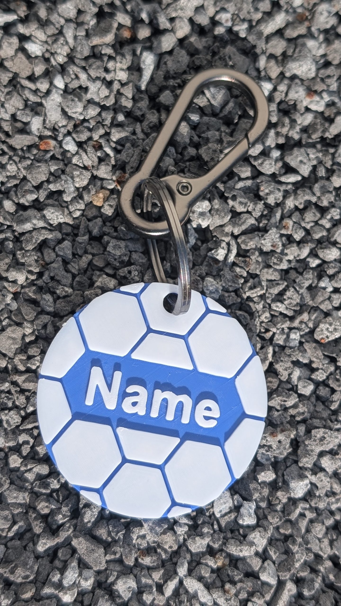 Personalisierter Anhänger Fussball – Bild 3