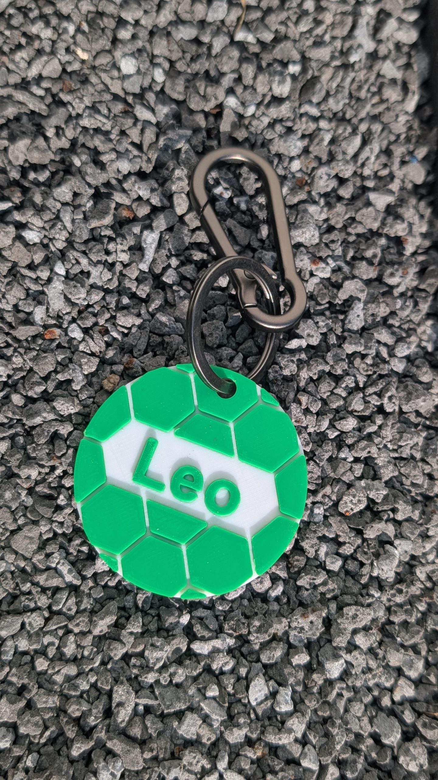 Personalisierter Anhänger Fussball – Bild 2