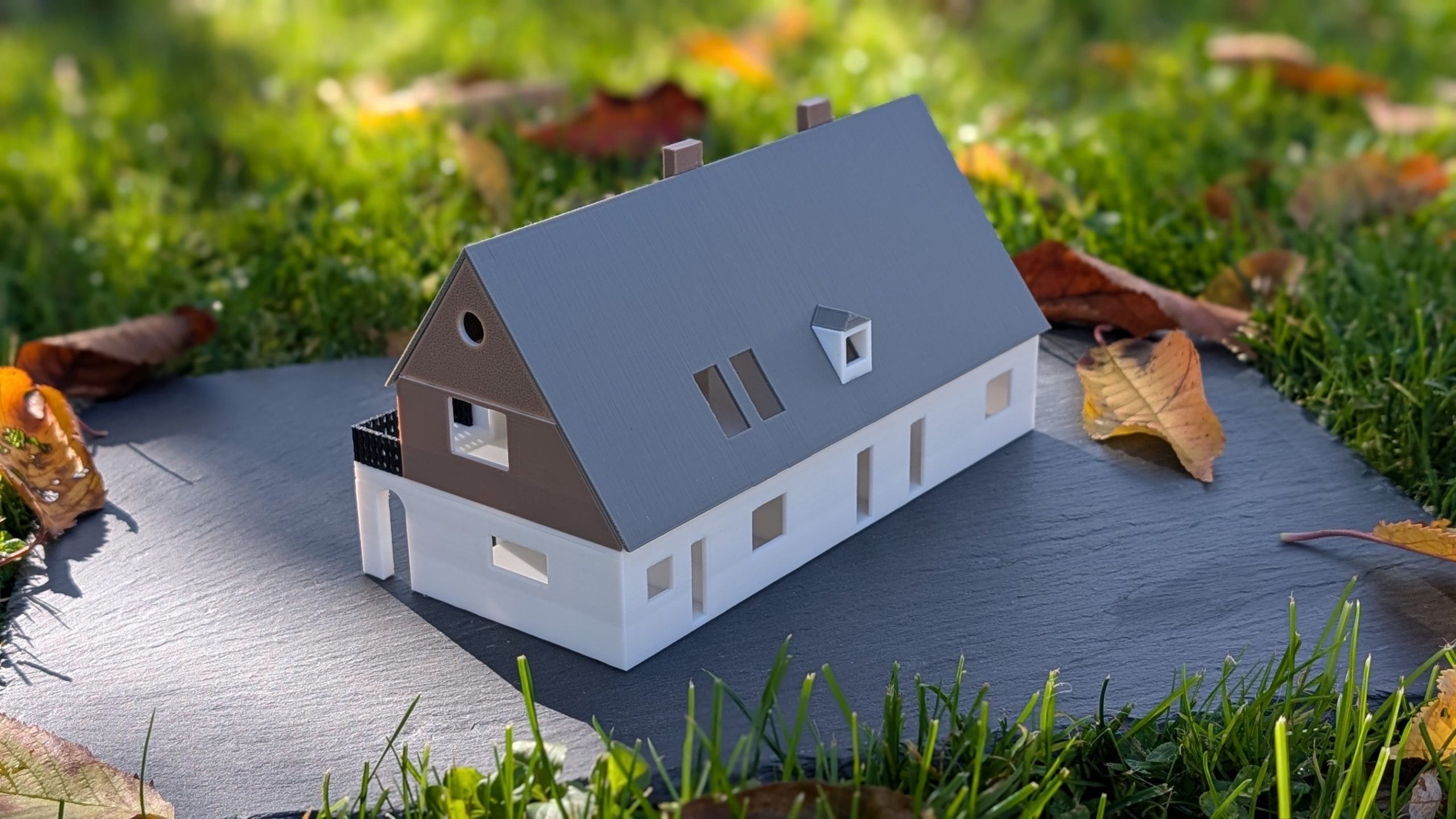 3D-gedrucktes Hausmodell – Bild 5