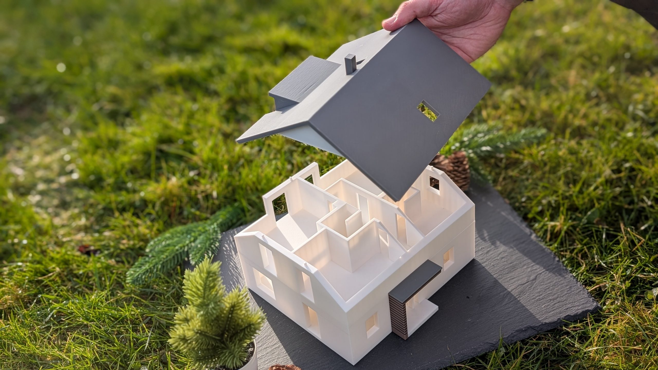 3D-gedrucktes Hausmodell – Bild 13