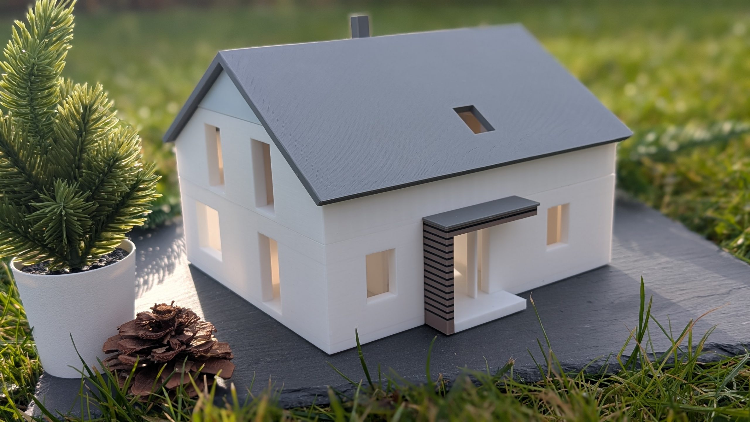 3D-gedrucktes Hausmodell – Bild 14